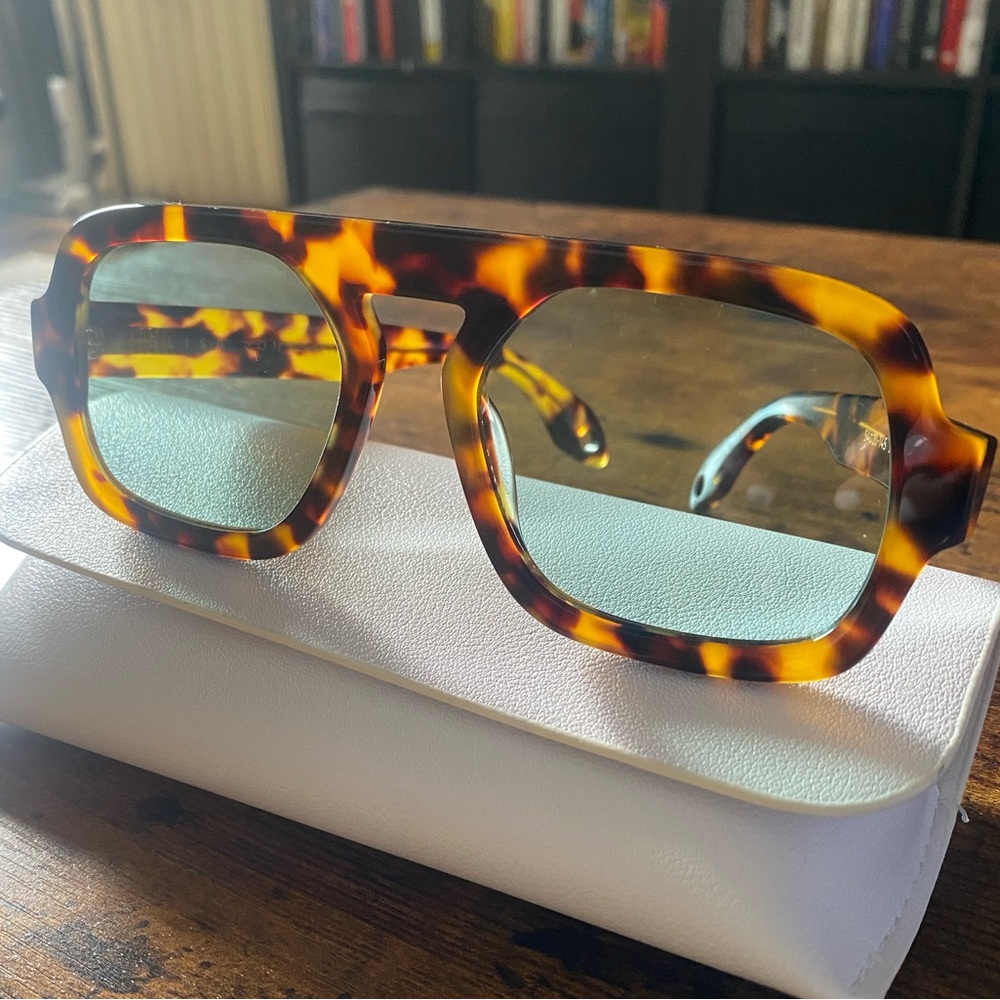 Jane Tortoise Shell Square Sunglasses